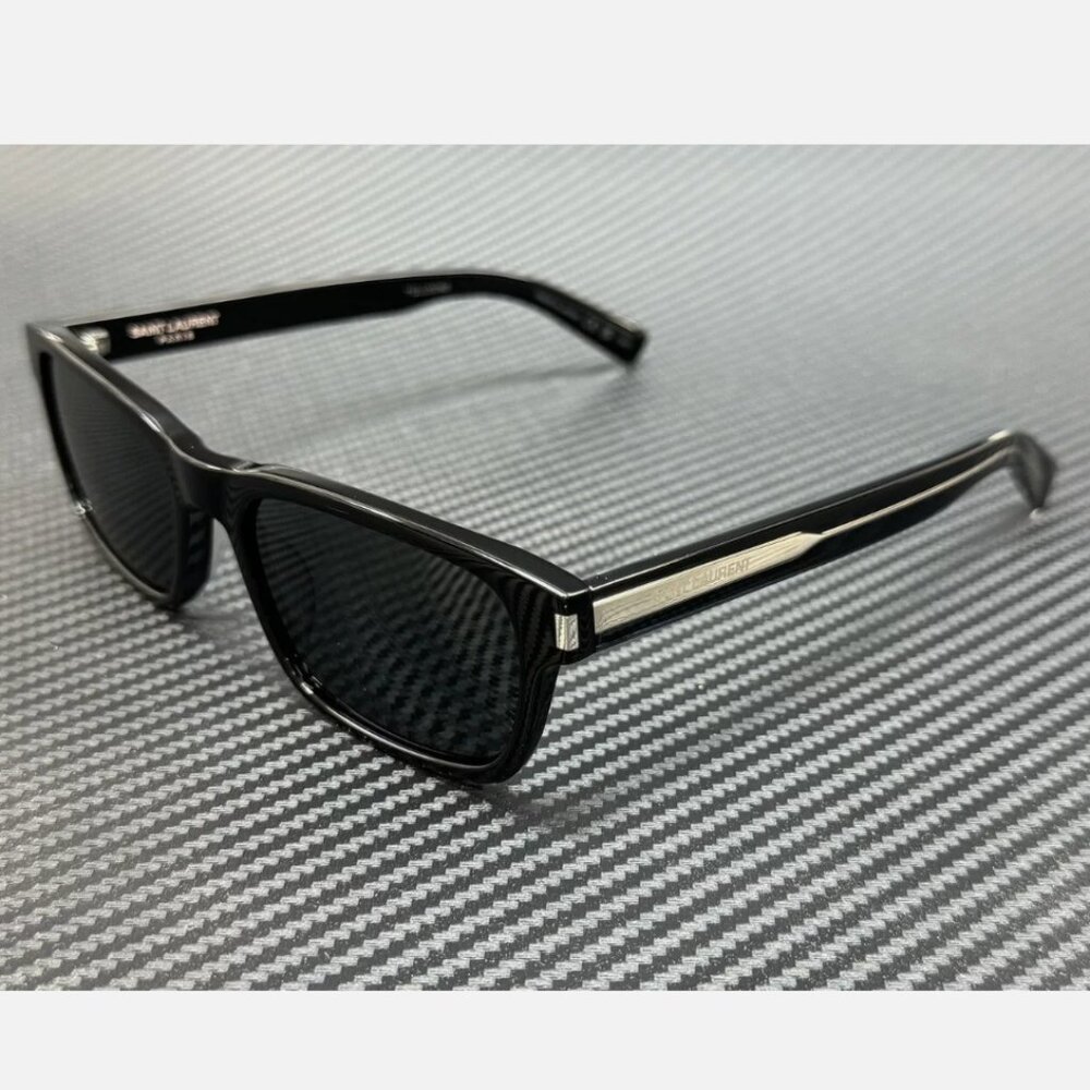 Saint Laurent Black Large Men's 57mm